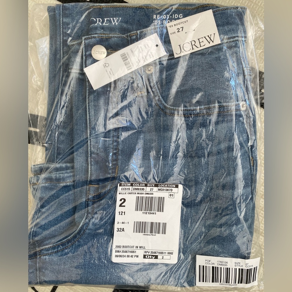 J.Crew High-rise bootcut jean in 2003 super-stretch